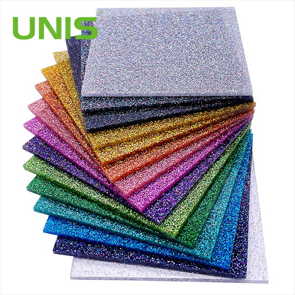 Акриловый лист с блестками Unis Colors 